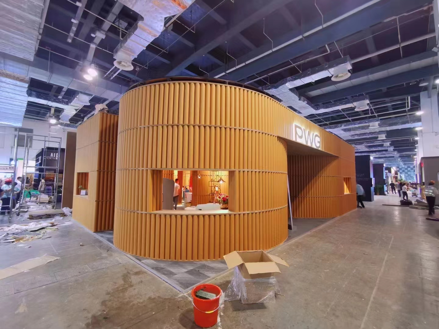 新金矩展廳設(shè)計·Design Shanghai-PWG展位